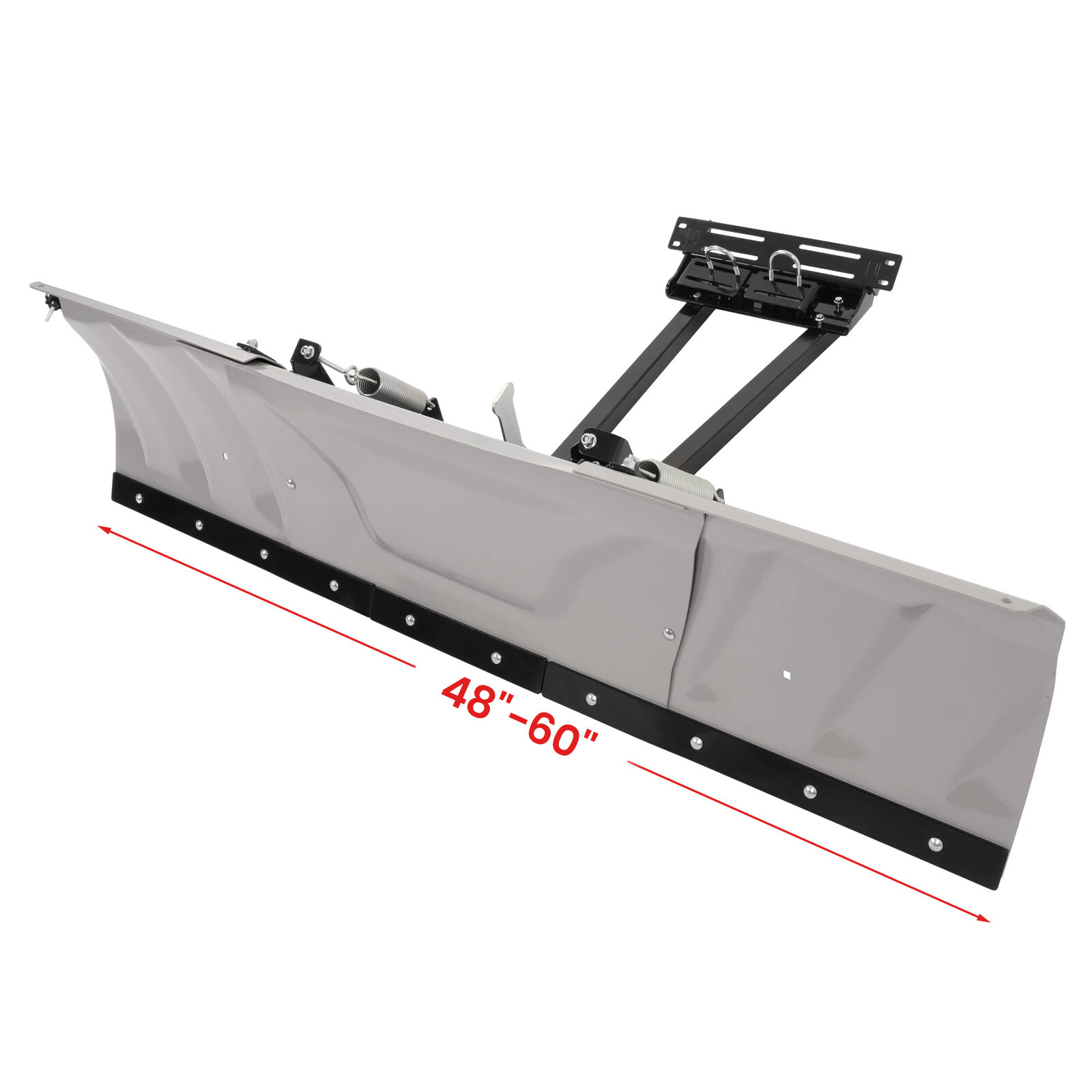 Snow Plow Blade Kit Universal For ATV Steel Adjustable 48"- 60" Width W/Hardware