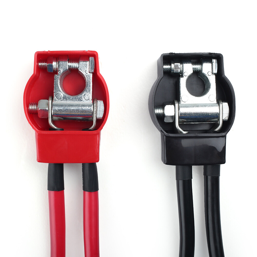 Military Spec Top Post Battery Terminal End Positive and Negative with/ 2 Covers