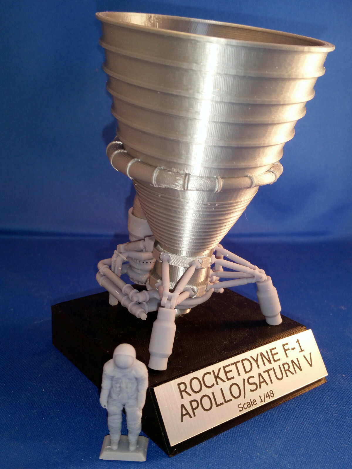 Apollo 11 Saturn V F1 Rocket Engine Model, 1/48 Scale