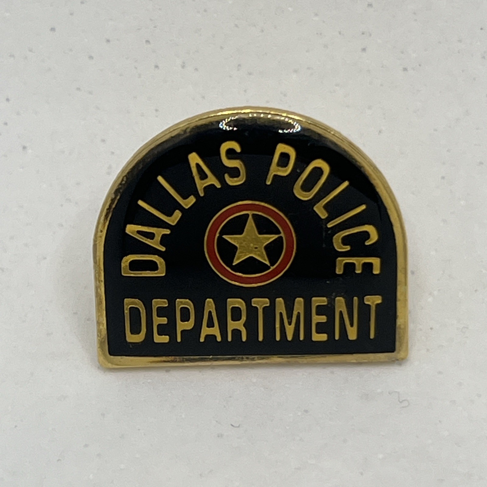 Dallas Texas Police Department Law Enforcement Enamel Lapel Hat Pin