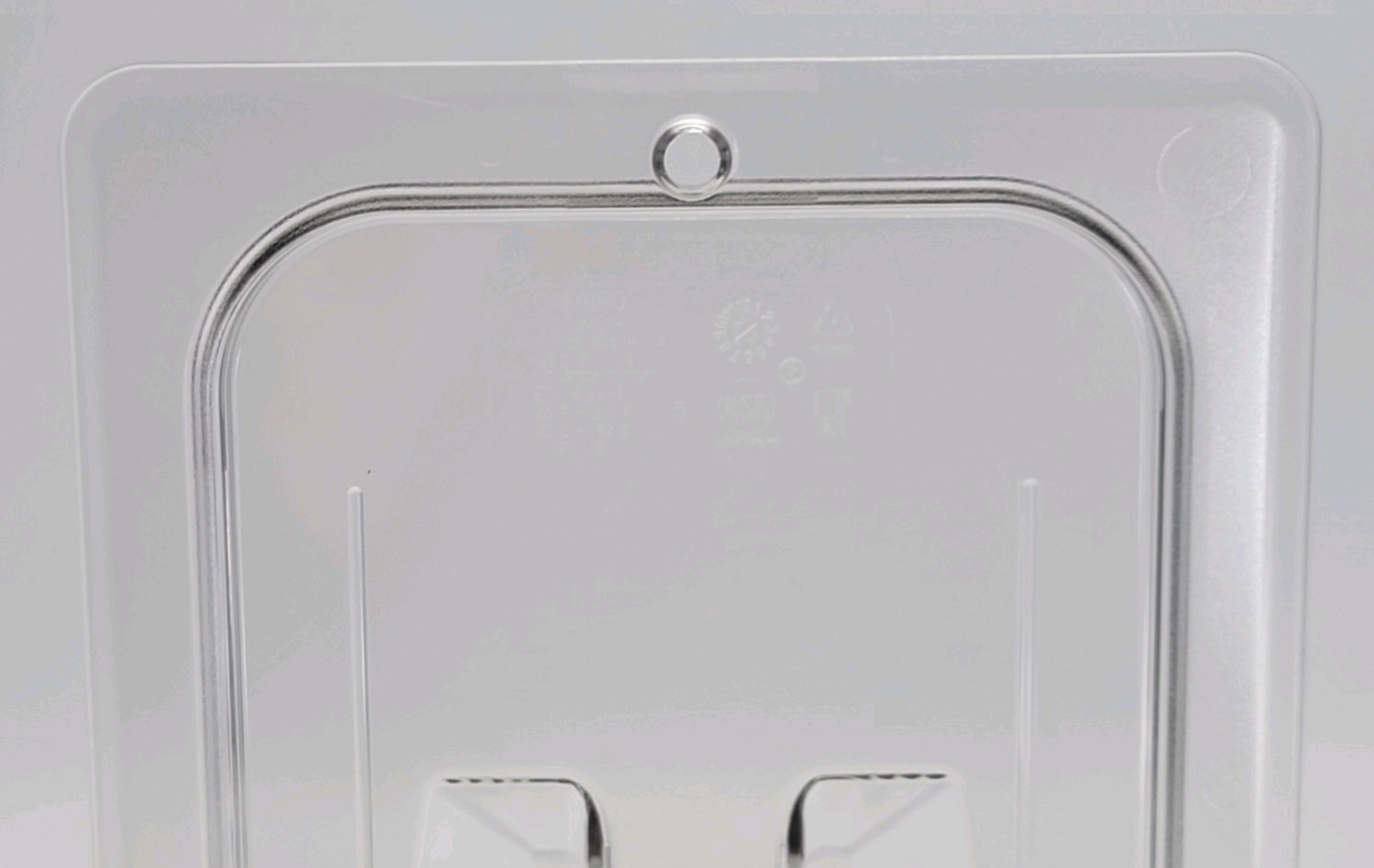 (6 Pack) Cambro CA30CWCH135 Food Pan Lid 1/3 Third Size Clear with Handle