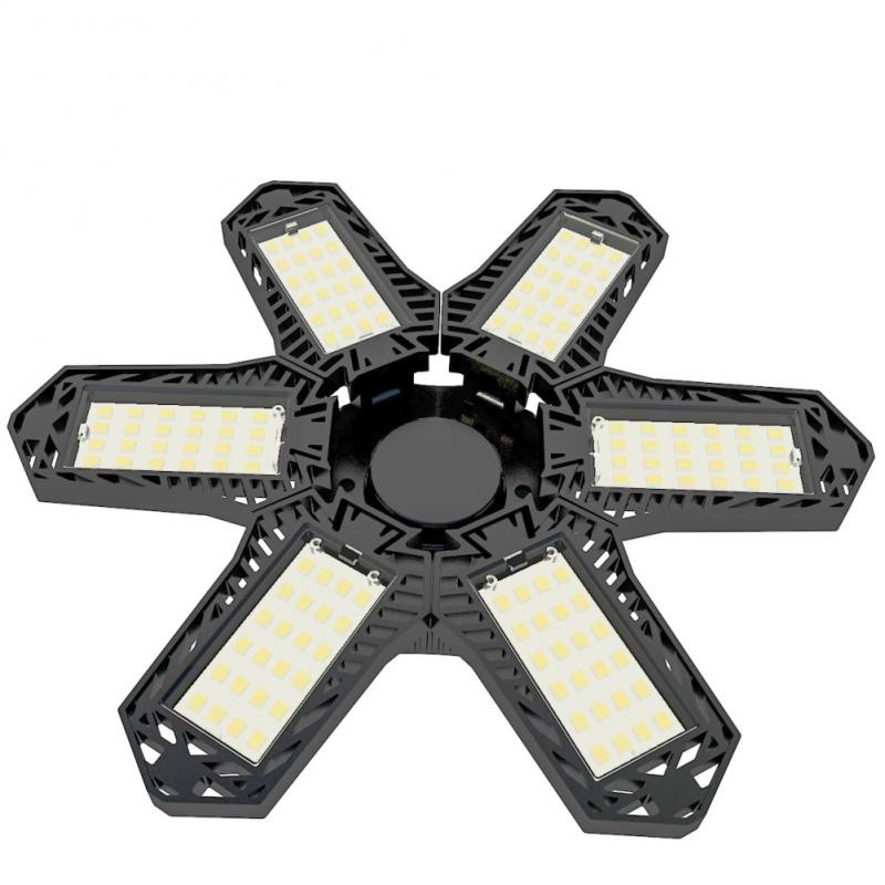 12000000LM LED Garage Light Super Bright Work Shop Ceiling Light Deformable Bulb