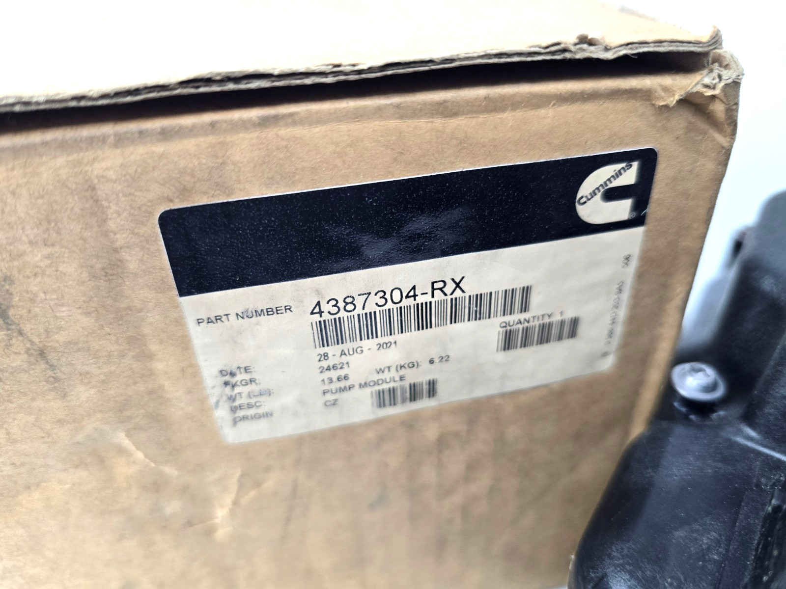 Genuine Cummins 4387304RX Doser Pump ISX ISB ISC 12V Denoxtronic 2.2 4387657RX