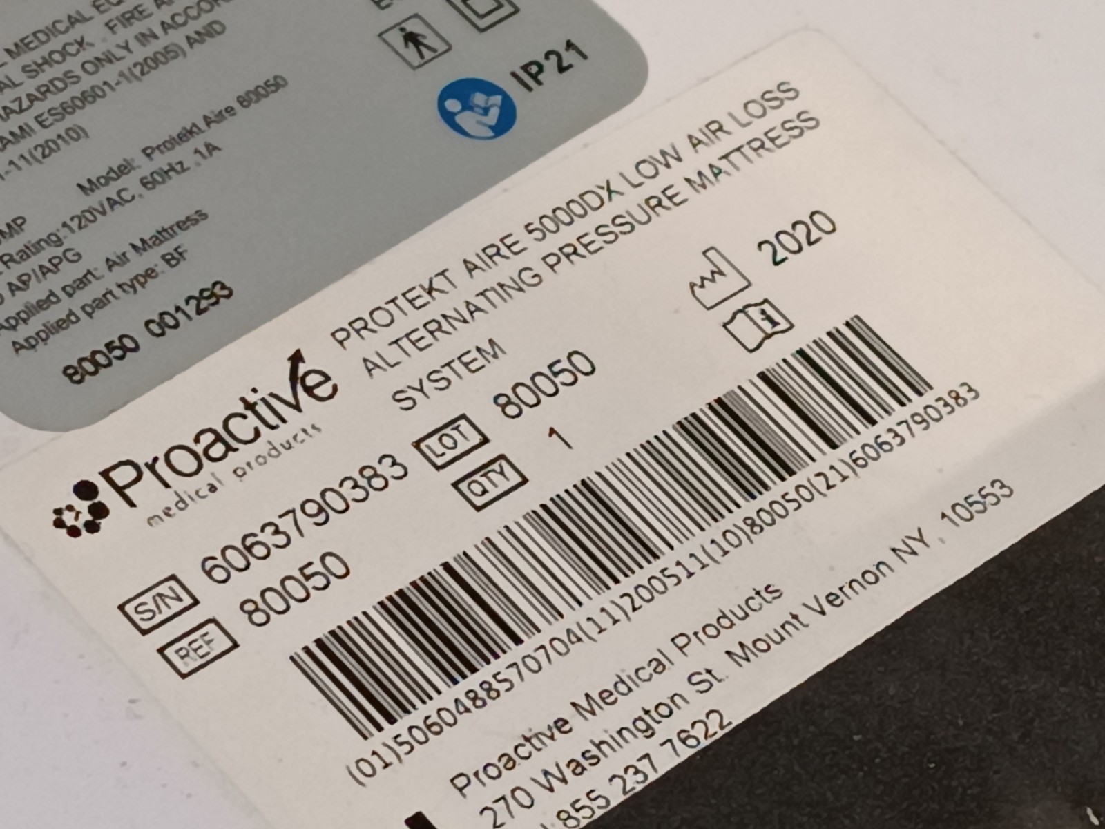 Proactive 80050 Protekt Aire 5000DX Low Air Loss / Alternating Pressure Pump