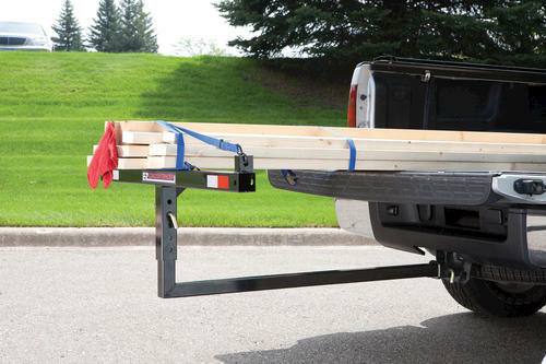 350LB Load Extender Truck Hitch Support Haul Ladder Lumber Rack Roof Tailgate