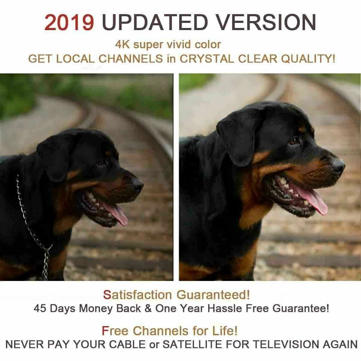 5600 Miles Digital TV Antenna Indoor HDTV Amplified Signal Booster 4K HD 1080P