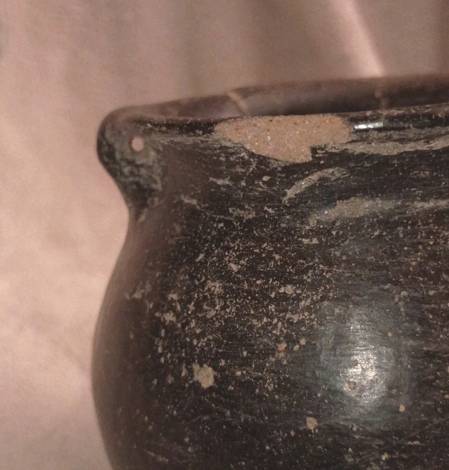 Great Antique Ancestral Pueblo Jar Pottery Bowl
