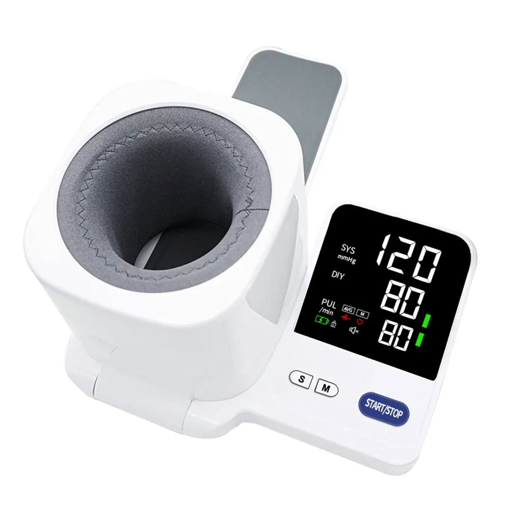 Upper Arm Blood Pressure Monitor - Home Use Digital BP Machine with Large Cuff