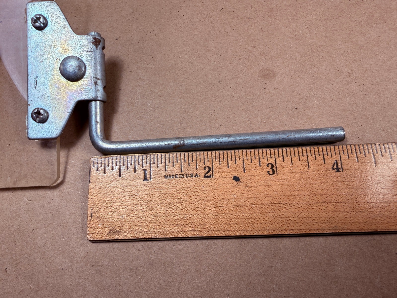 Pair Used Baldor Compatable Bench Grinder Eye Shield 4" X 3-1/4” w/ Bracket