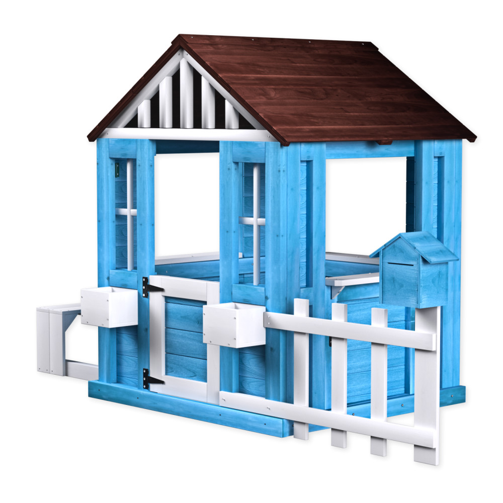 Kids Cabin Playhouse Playset Indoor or Outdoor Toy House Cottage Boys Girls Gift