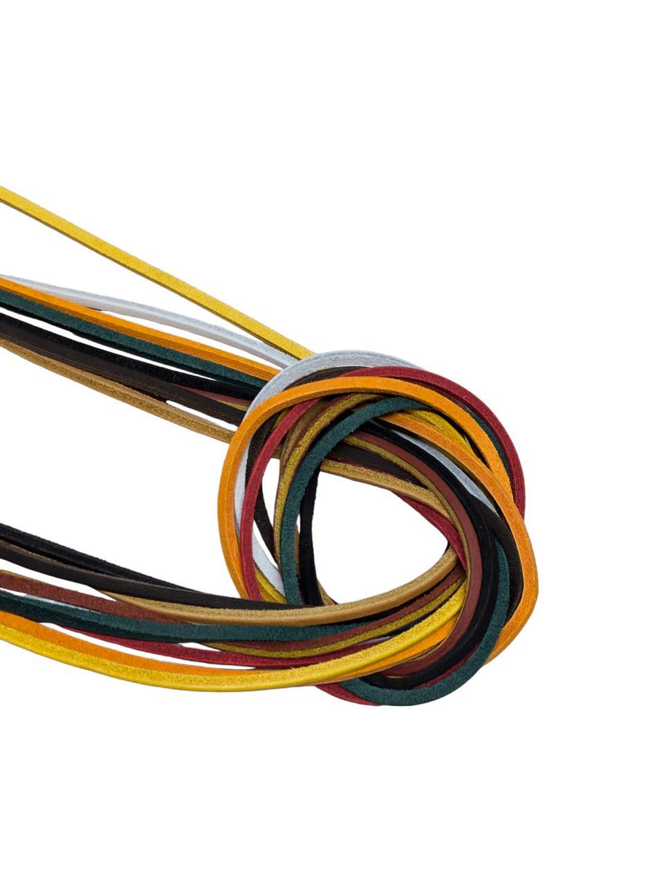 NEW 2024 COLORS! Rawhide Leather Shoe Laces 1/8" x 72" Singles, Pairs, Wholesale