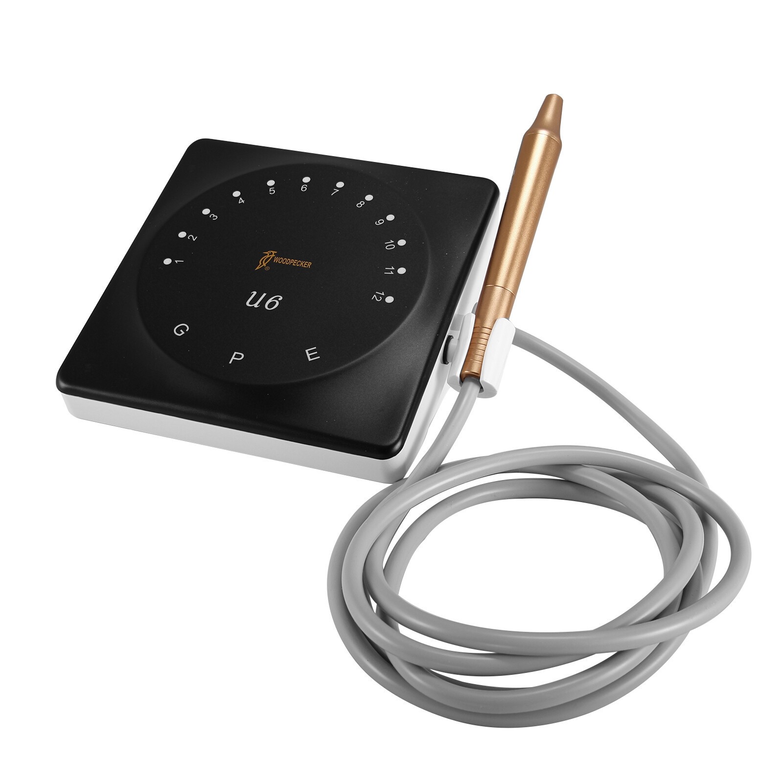 100% Woodpecker Dental U6/U6 LED Ultrasonic Piezo Scaler HW-6 Handpiece 7 Tips