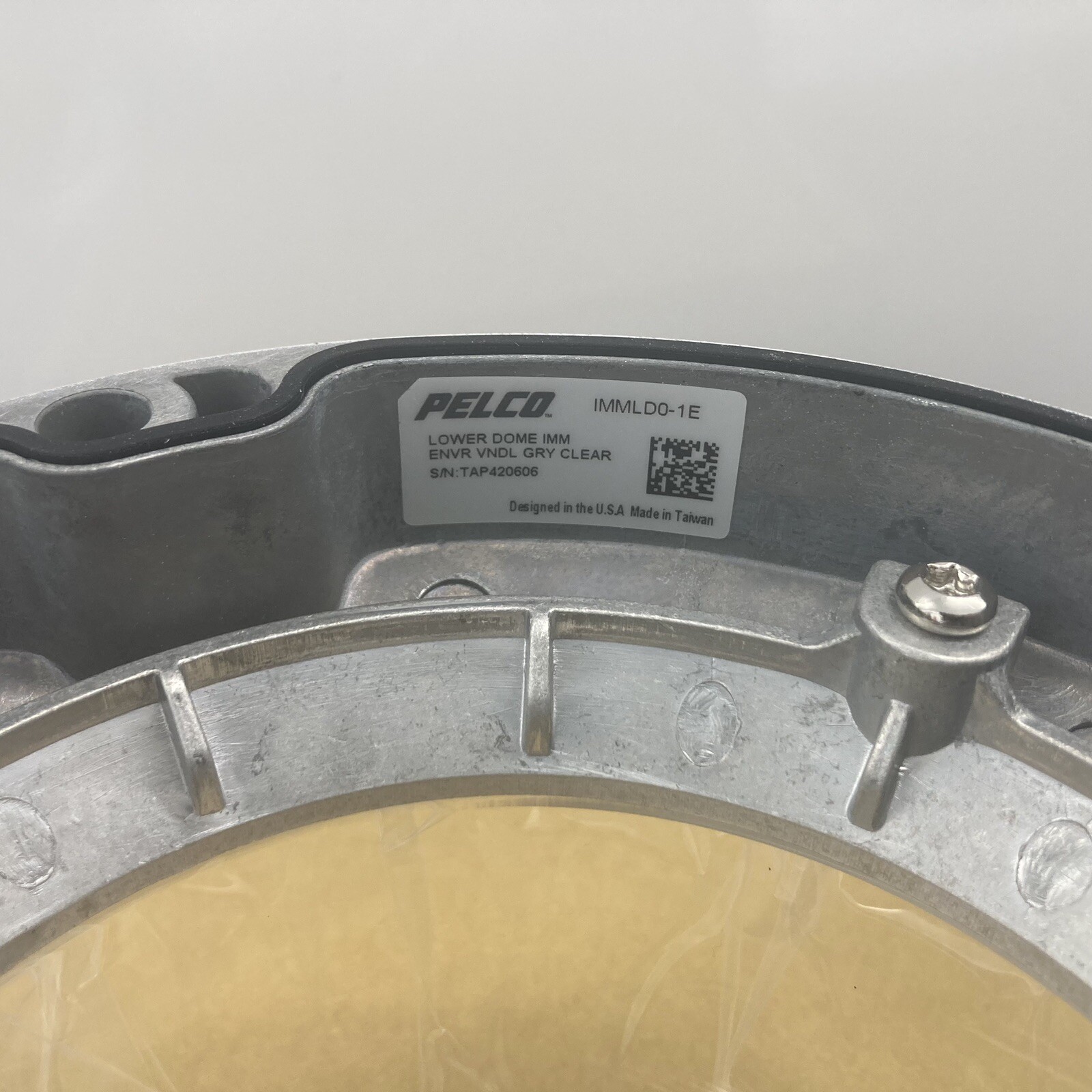 Pelco Lower Dome IMM Envr Clear Gray Environmental Vandalism Series IMMLD0-1E