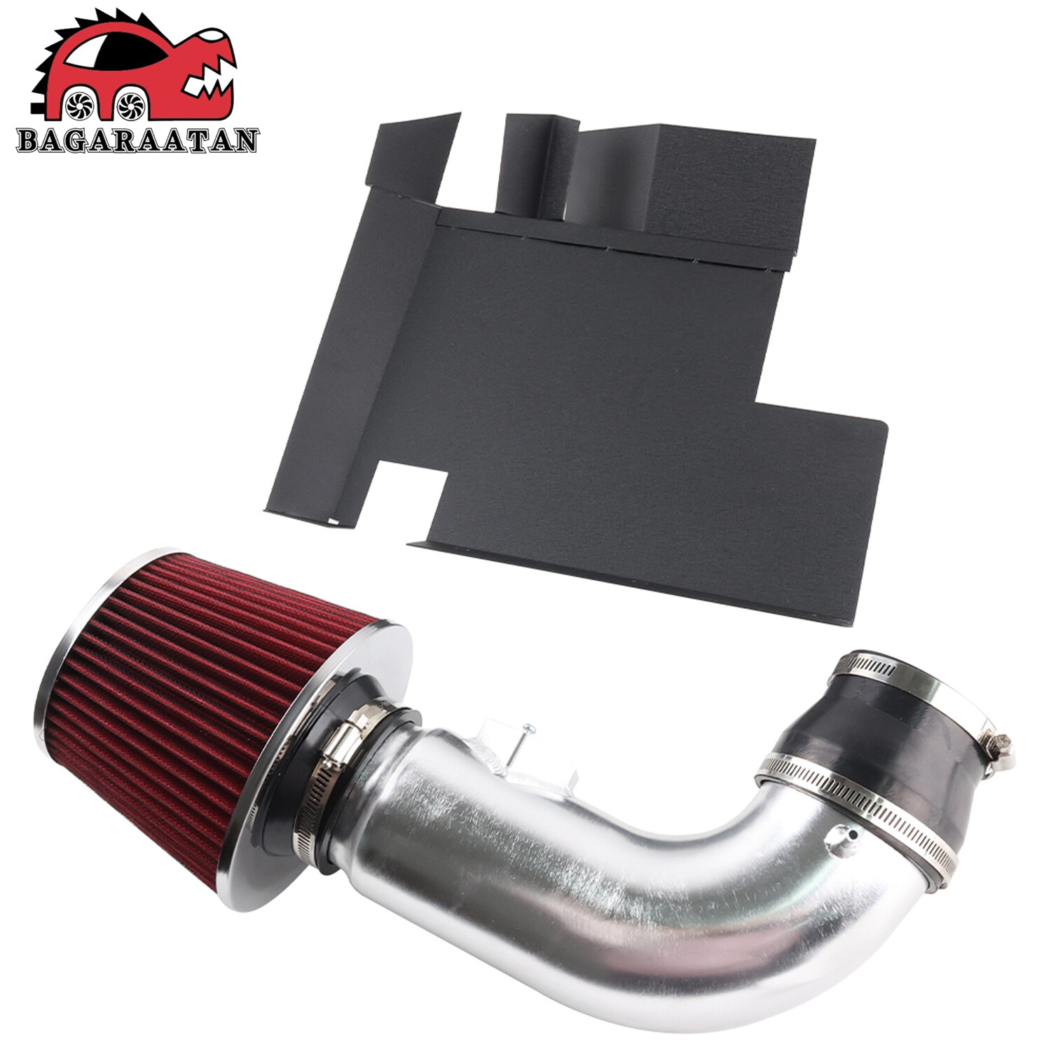 For BMW 128i 328i 07-11 / 330i 2006 3.0L Cold Air Intake System Kit +Heat Shield