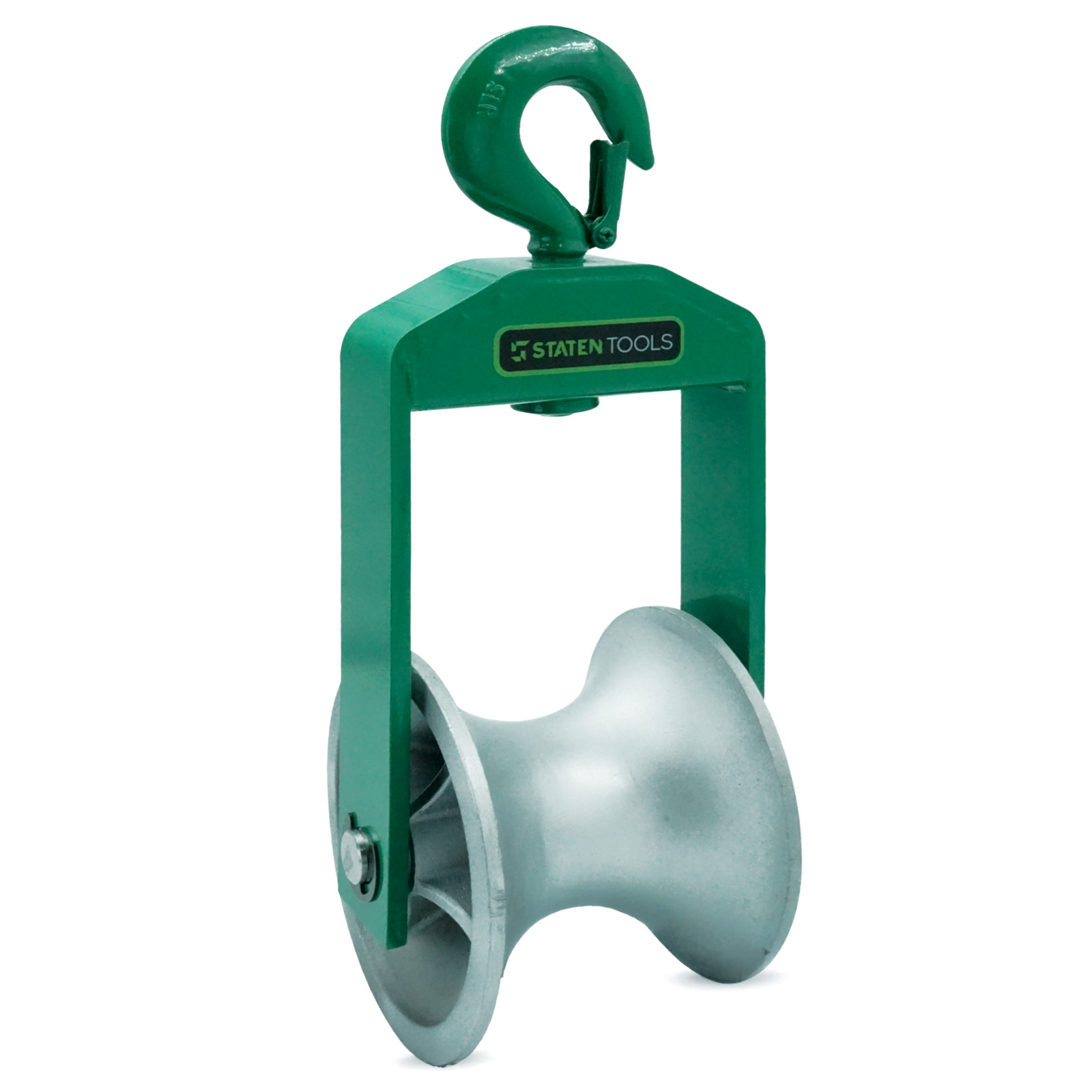 Staten Tools 650 Cable Puller Sheave, Hook, Wire, 6 In Diameter 6500lb