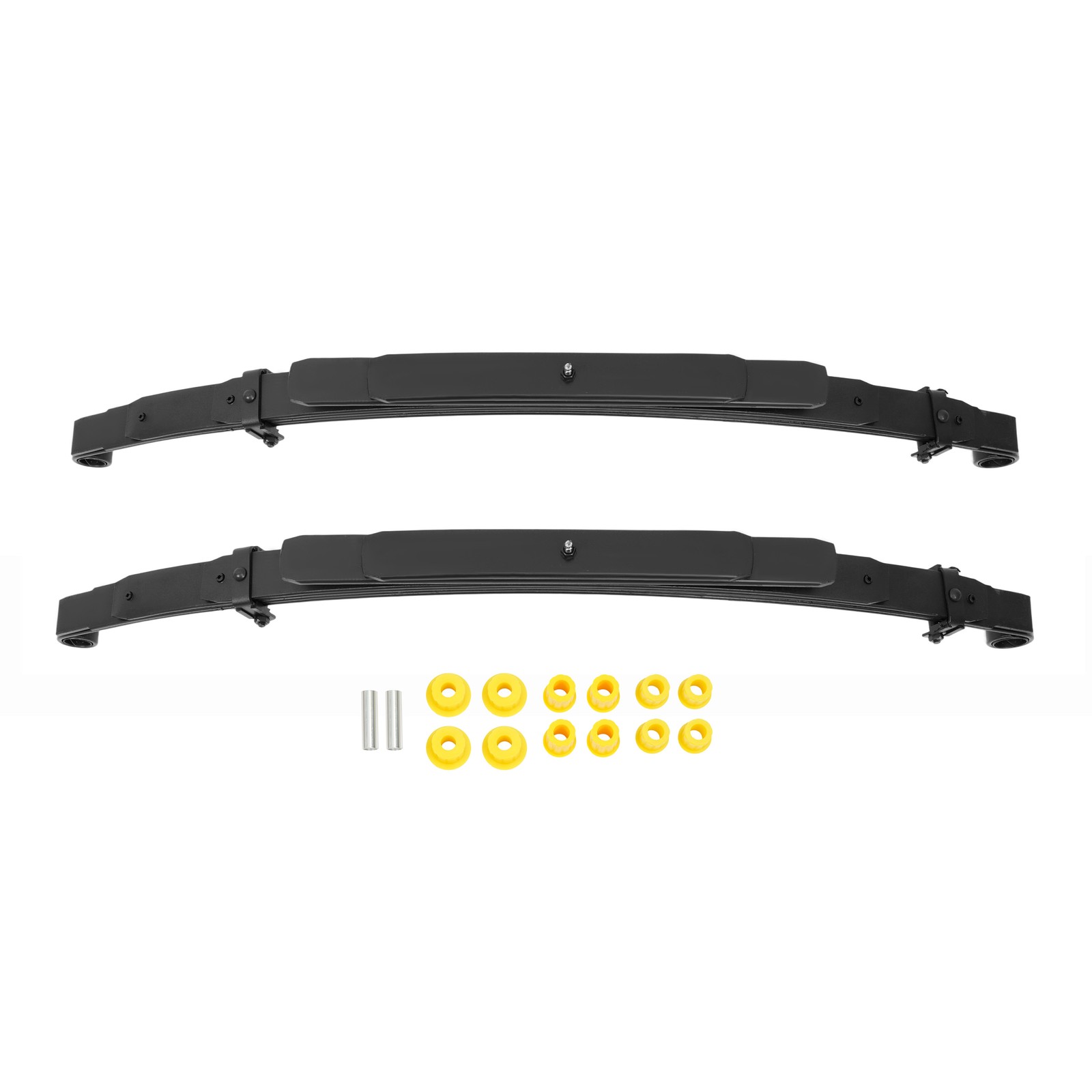 1.5" Lift Rear Leaf Springs For Nissan Xterra 4.0L 2005-2014 w/ Bushing Kit Pair