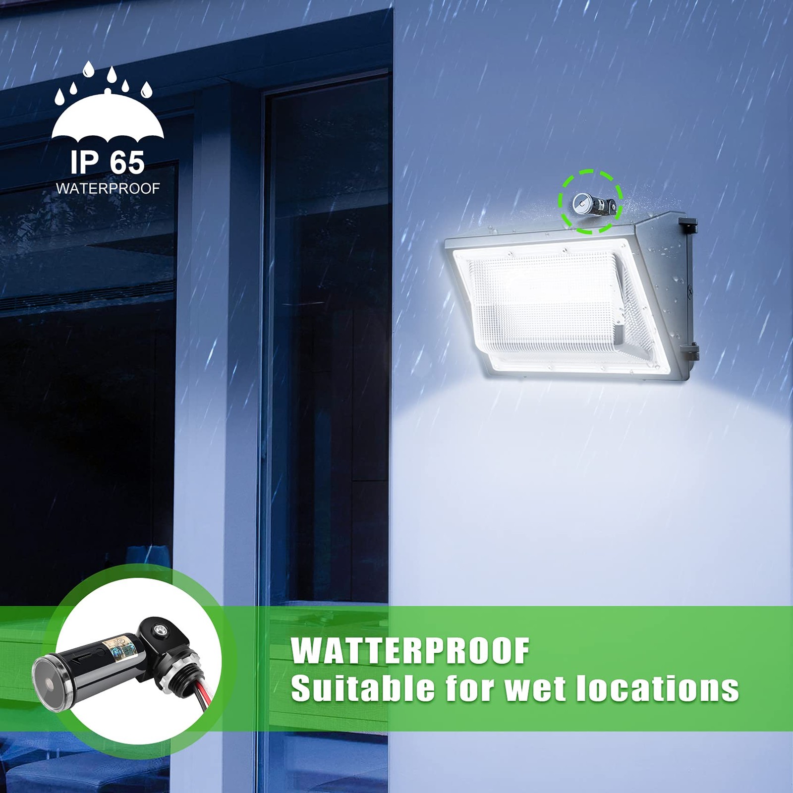 2-Pack, Dusk to Dawn/Day Night Sensor, Photoelectric Switch, Photo Cell Senso...