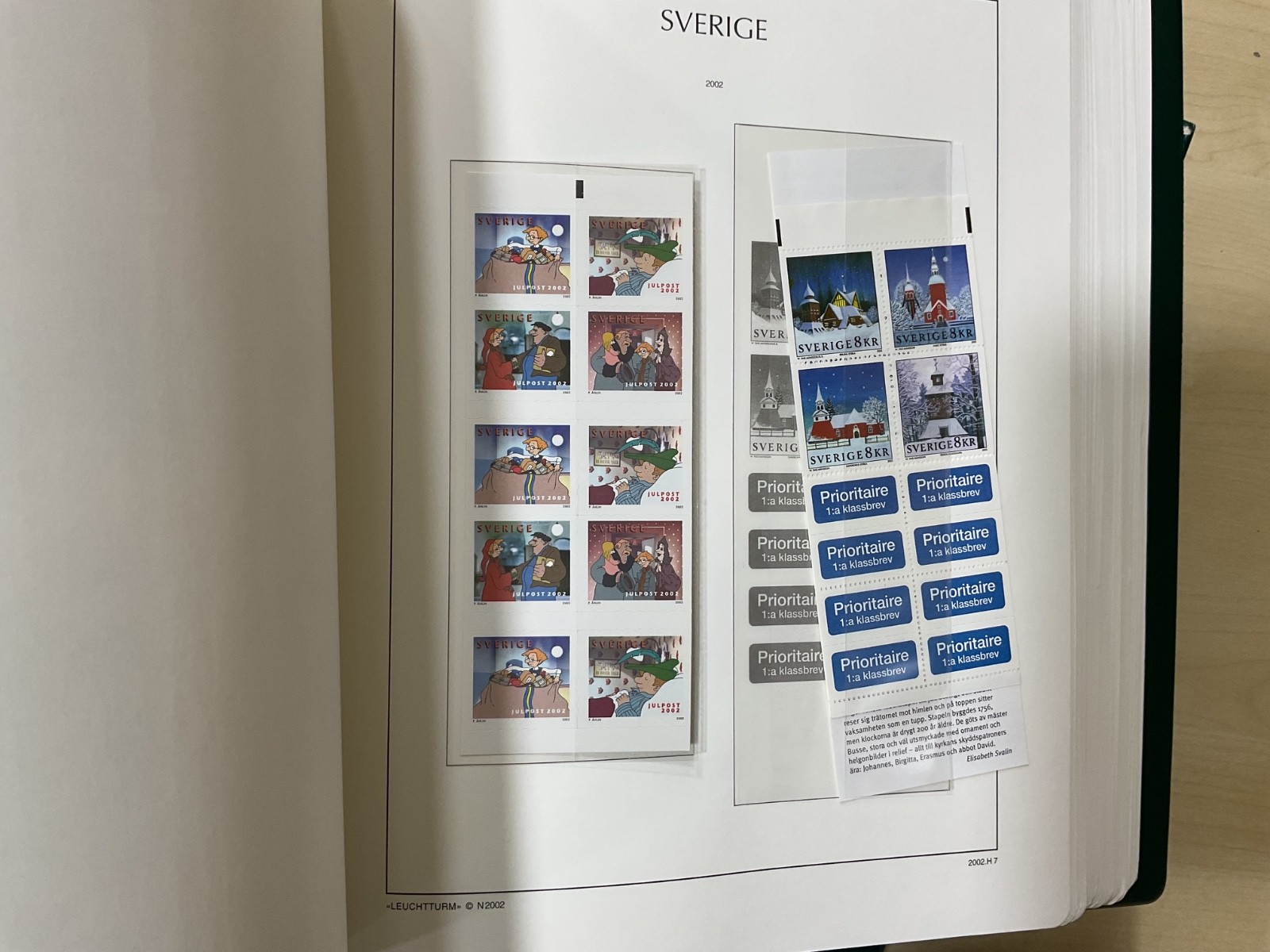 Sweden stamps. 2002 - 2008. MNH. Kabe album. G/206*