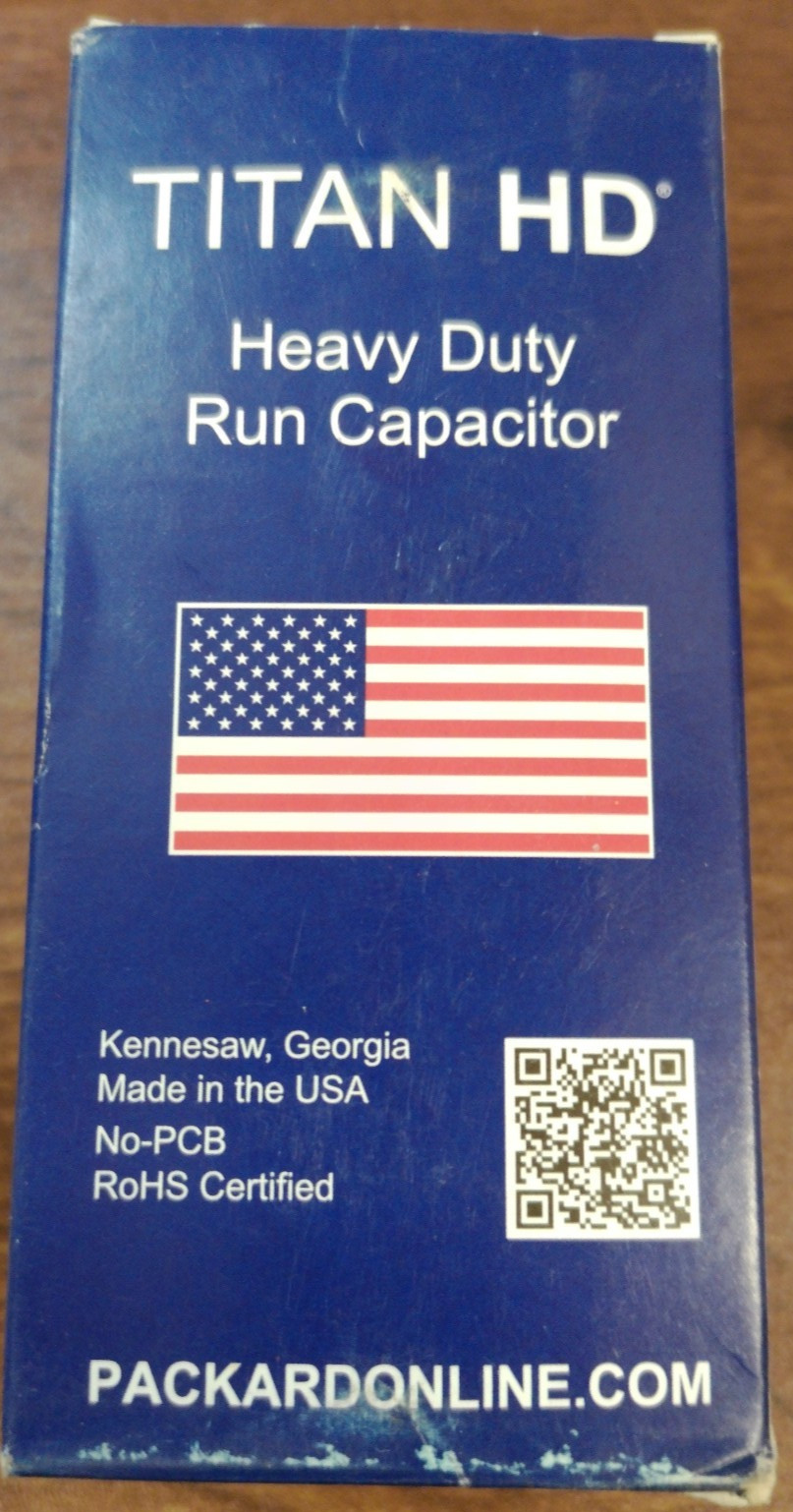 Titan HD Heavy Duty Run Capacitor 50+5Mfd 440/370 Vac