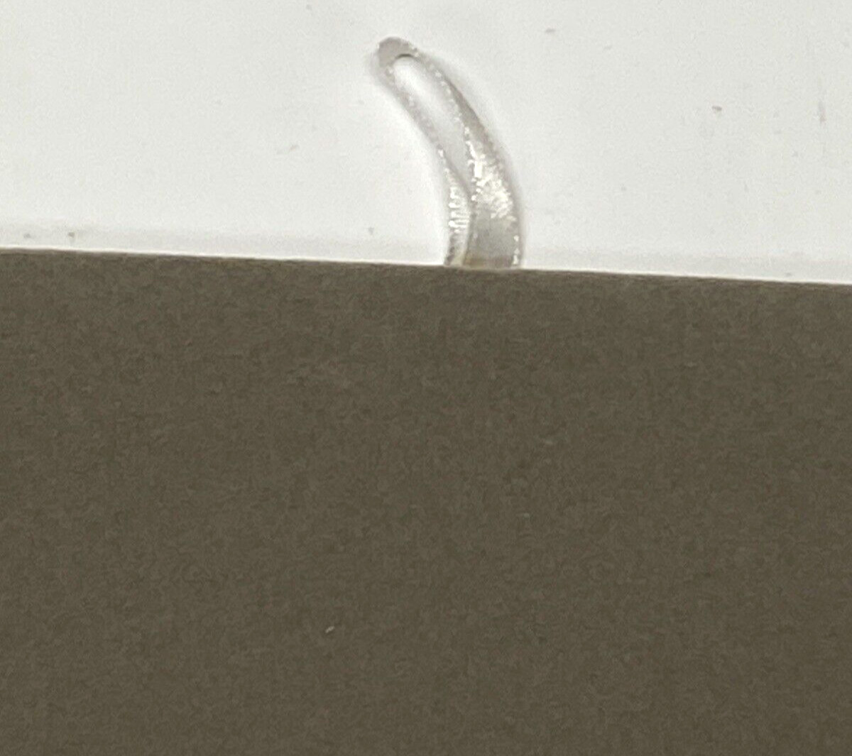 Vintage Gray Velvet Jewelry Display Pad 14" x 7-1/2" NEW OLD STOCK 1/4" Thick