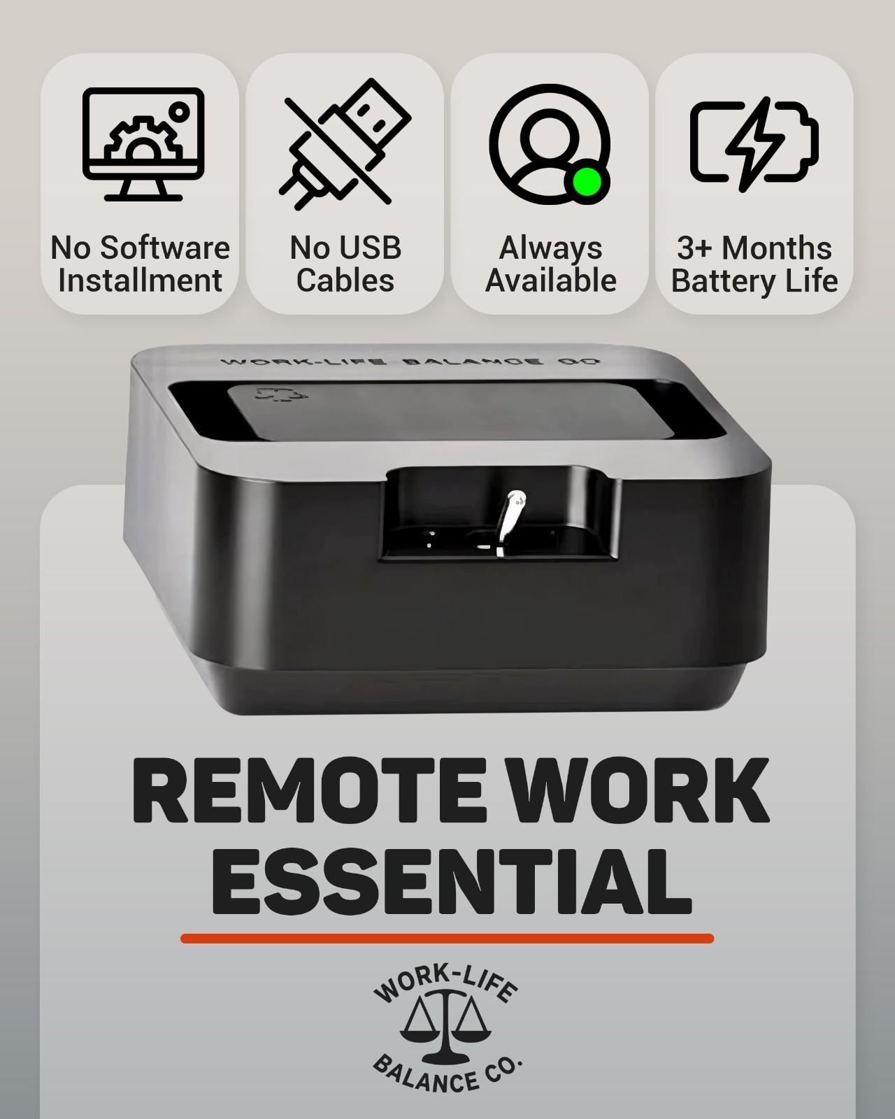 Mechanical Mouse Jiggler, Undetectable Device, Cordless Mouse Mover, Randomized