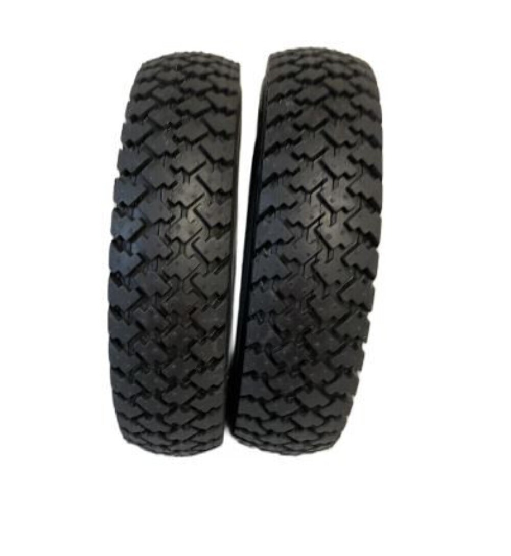 Permobil Tire, Flat Free 3"W x 14"T Black - Aggressive Tread