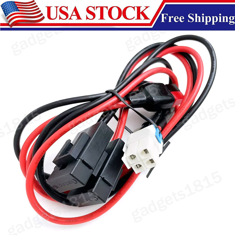 4-Pin 12AWG DC Power Cord For Yaesu FT-710 FT-891 FT-950 FT-991 w/ Power Poles
