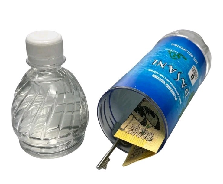 Dasani Diversion Safe Water Bottle Stash Can Secret Box with Leak-Proof Lid and