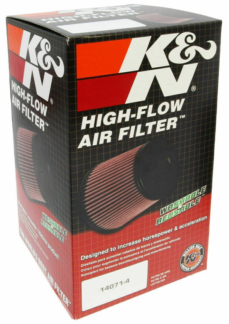 K&N AIR FILTER Universal 3" 76mm RU-4730 64mm to 76mm KN induction