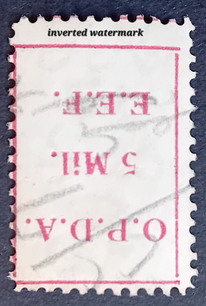 Palestine stamps O.P.D.A. E.E.F. Unique Errors As Scan See Descriptions #L1/1