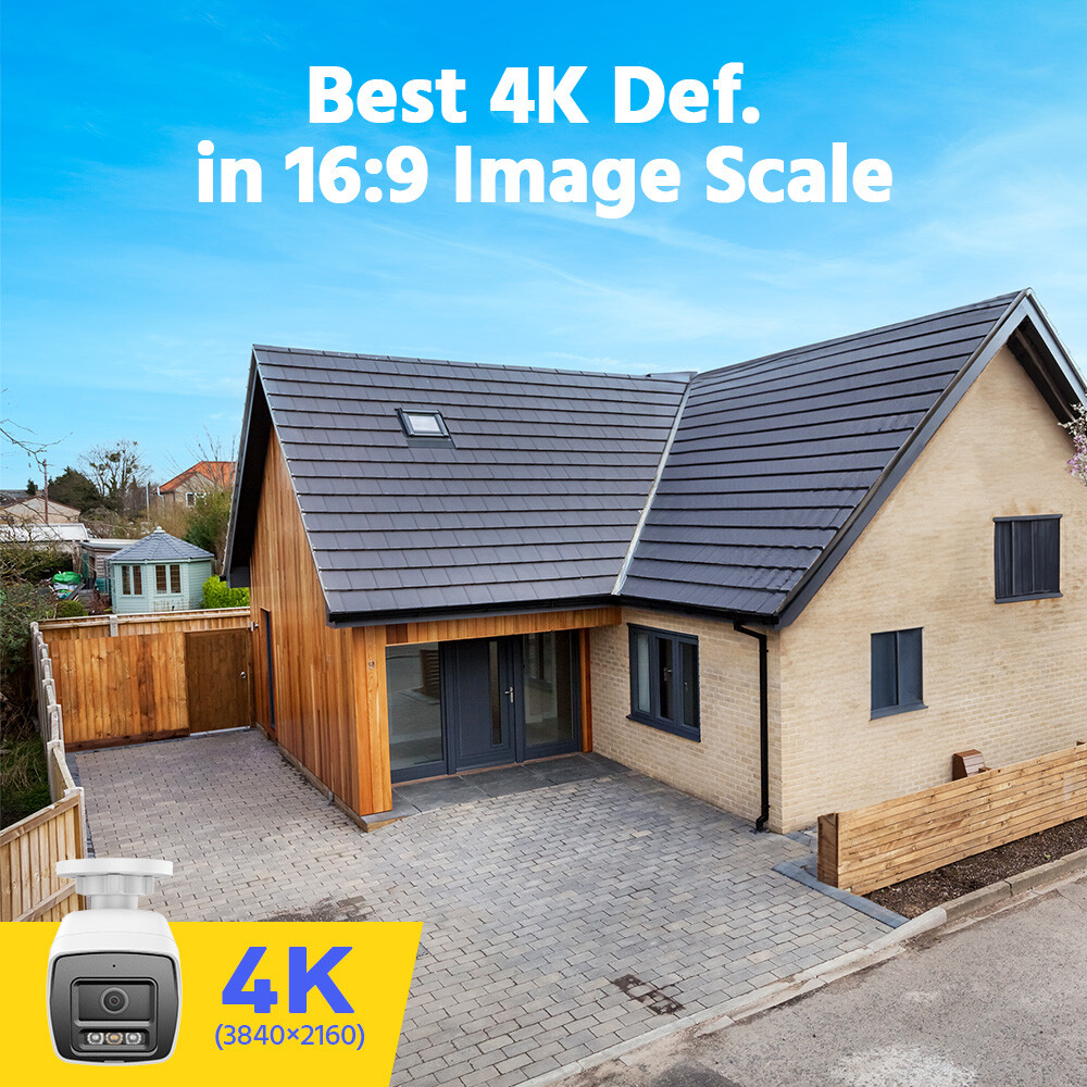 ANNKE 12MP 8CH NVR POE Security Camera System 4K Audio Recording AI Color Night