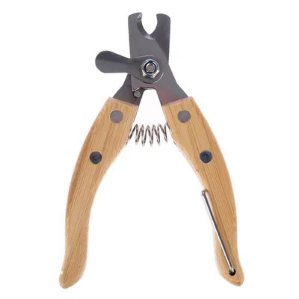 Kooa Bamboo Dog & Cat Nail Scissors, Small – Eco-Friendly Stainless Steel