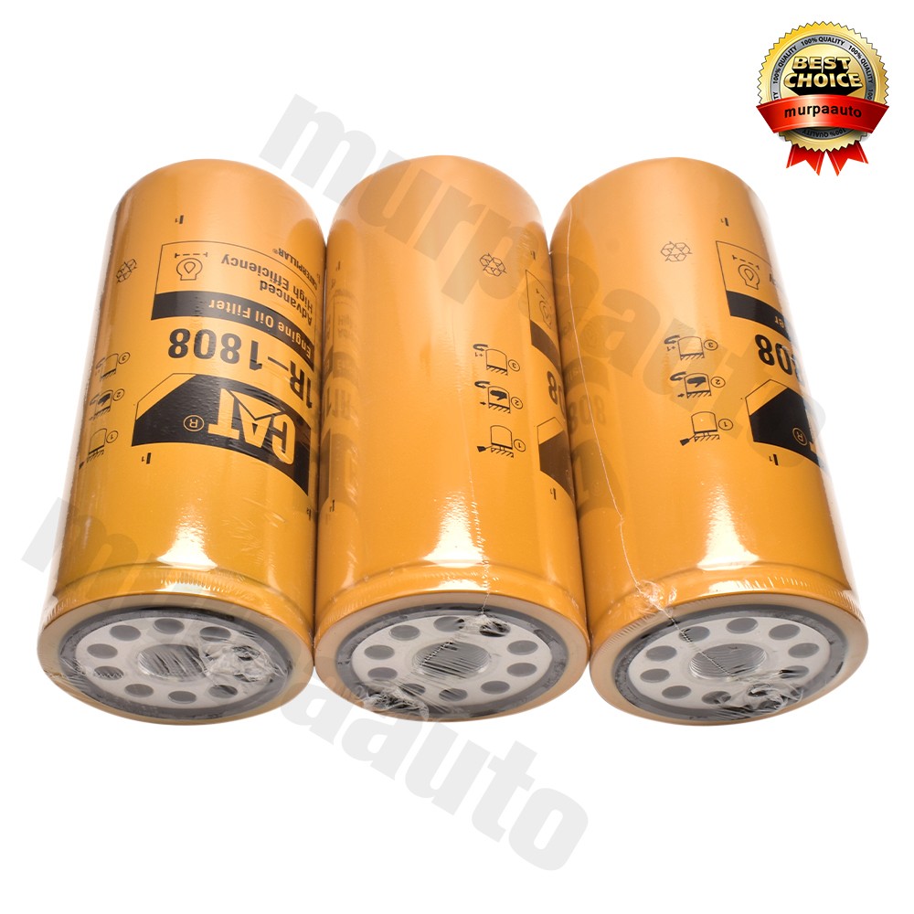 3x Caterpillar CAT 1R-1808 1R1808 Engine Oil Filter 3406 C15 Advanced Efficiency