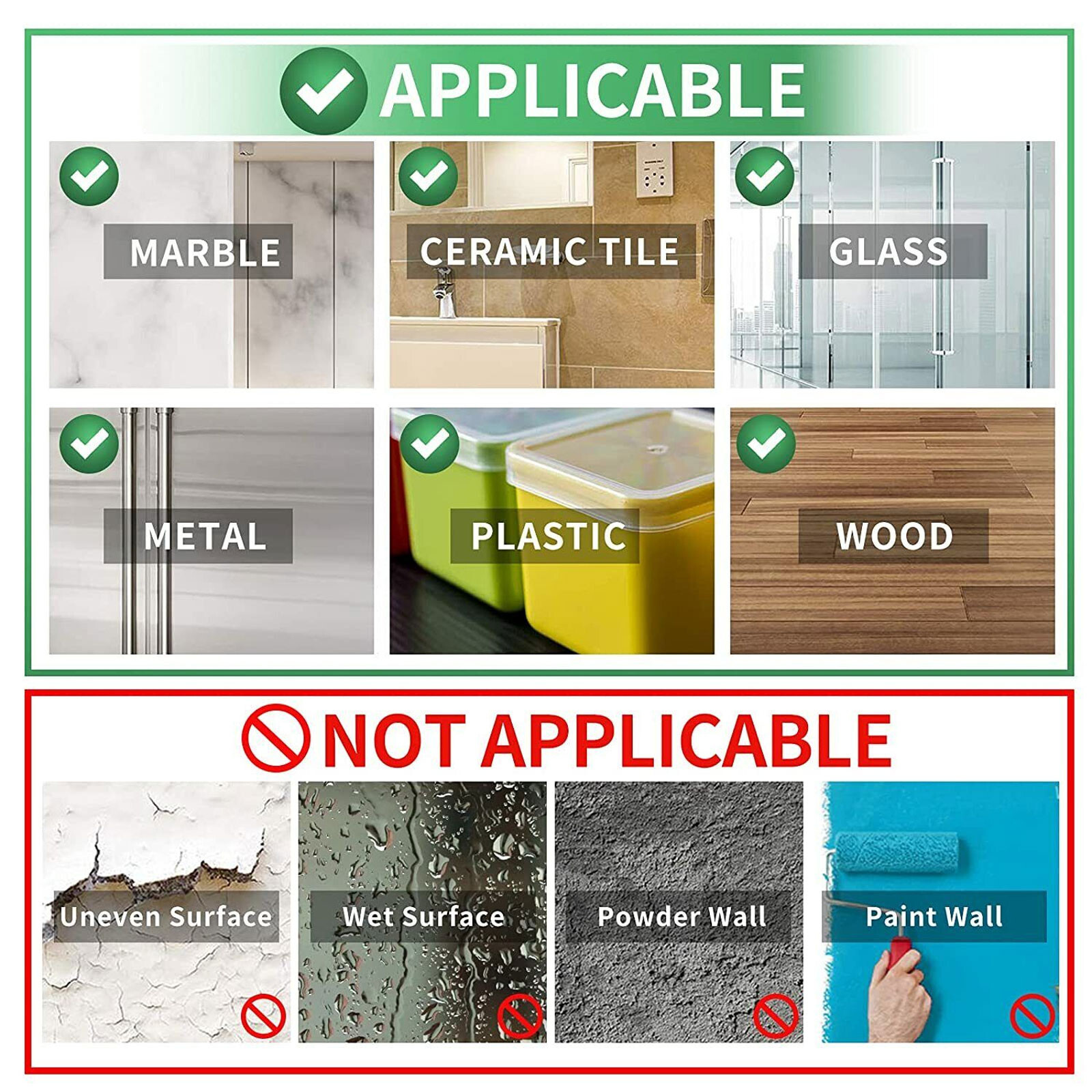 20FT Transparent Tape Double Sided Traceless Washable Adhesive Invisible Gel