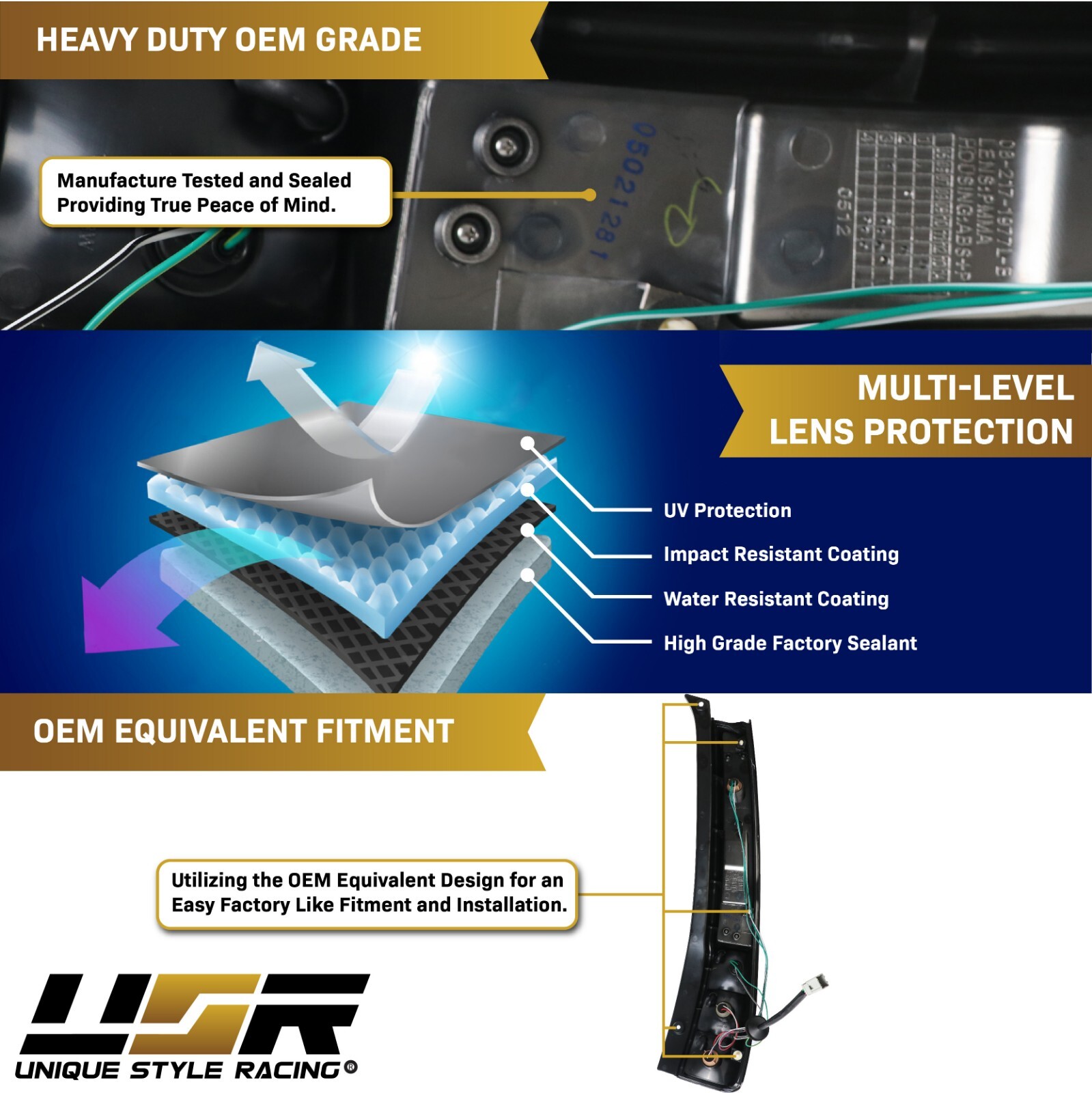 DEPO JDM Style Smoke LED Rear Brake Tail Light Pair For 2002-2006 Honda CRV CR-V