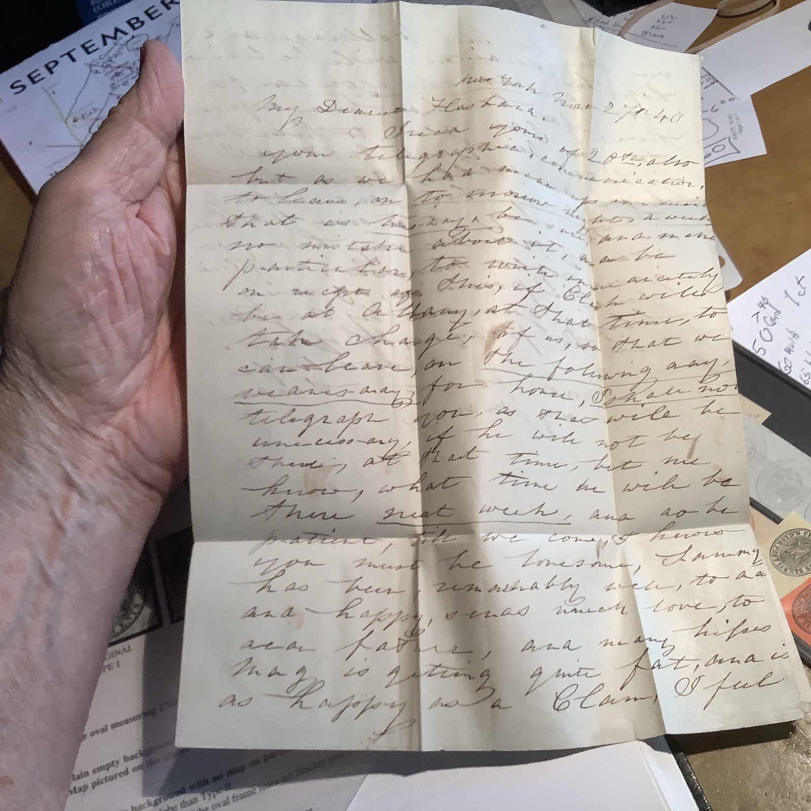 US Local Post Cover Scott #20L4 Boyd's City Express Post. 1845 + Letter Inside