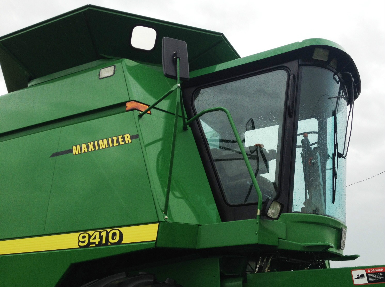 Large Size 7" x 12" Univ Combine Farm Tractor Mirror for John Deere New Holland.