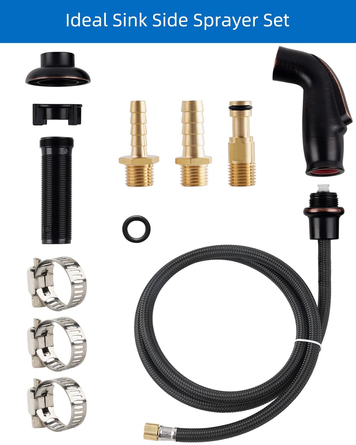 Kitchen Sink Side Sprayer,Quick Side Connector For Moen Faucet Head Replacement