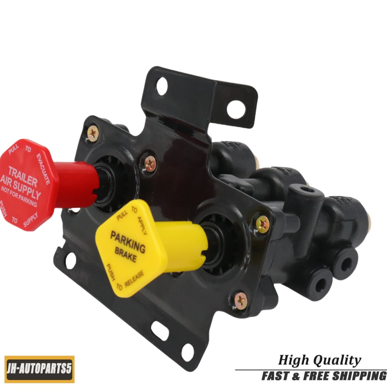 For Volvo VNL Dash Valve Dual Park Brake W/ 5 Ports 24340522 21315044 K035691