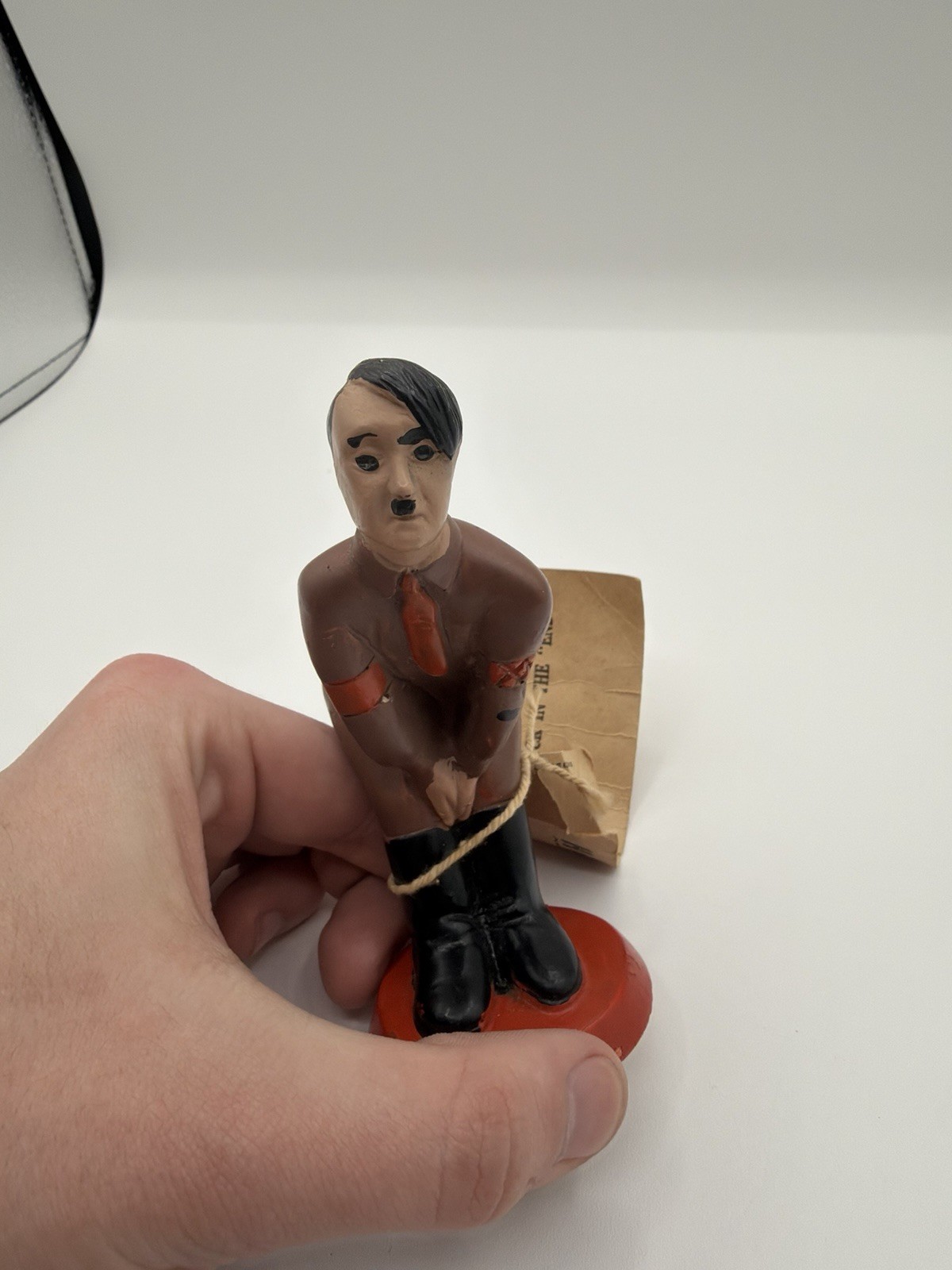 Rare 1941 "Hotzi Notzi" Adolf Hitler Pin Cushion + Original Label