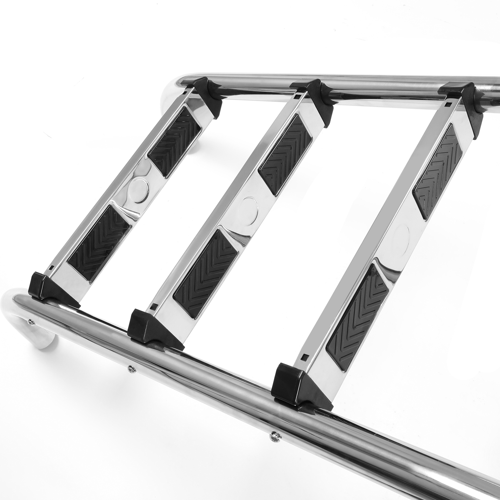 KOJEM Non-Slip 3-Step Stainless Steel Swimming Pool Ladder For In-Ground Pools