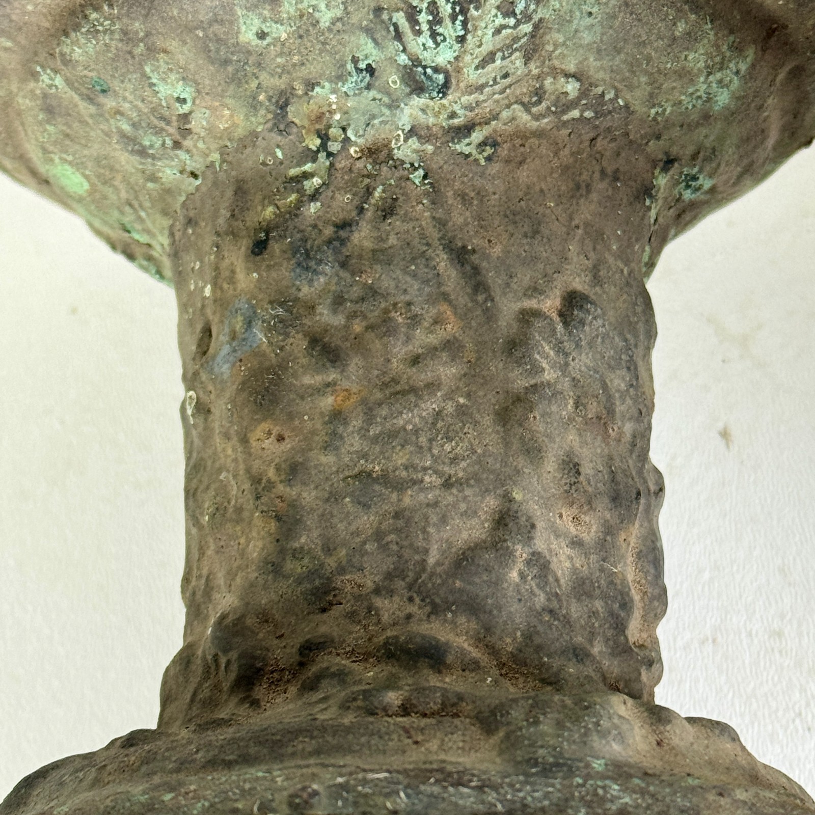 Antique Pair of Unidentified Bronze Architecturally Salvaged Decor Elements