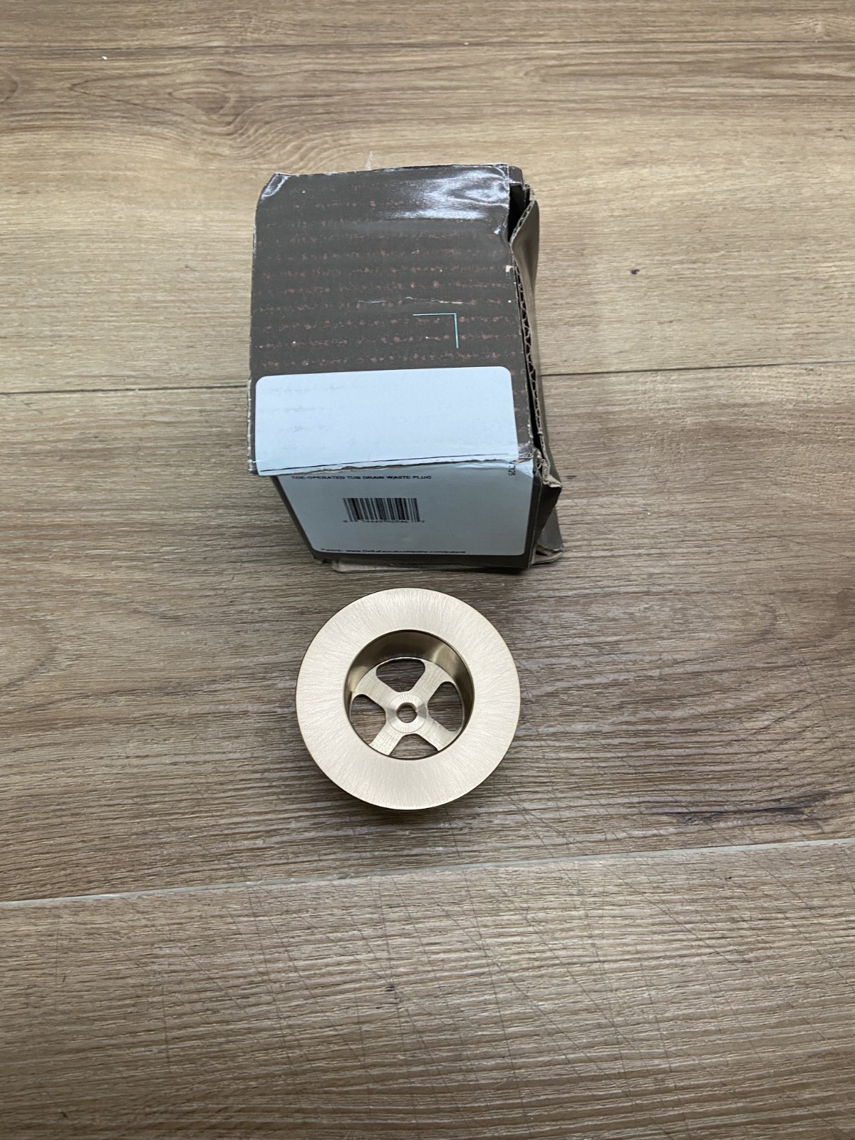 Brizo RP82439GL Toe-Operated Waste Plug, Luxe Gold