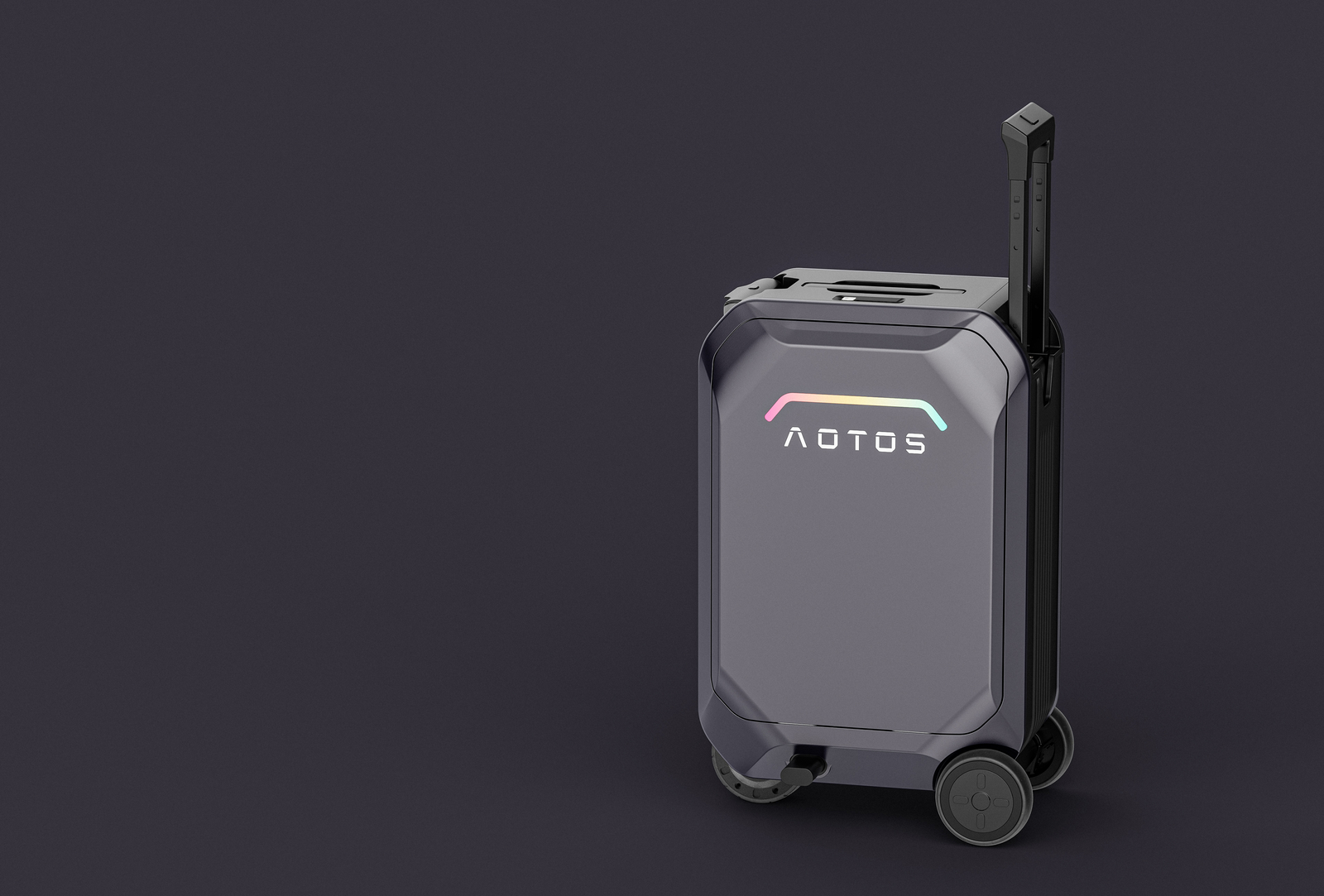 20'' Smart Rideable Suitcase 31L Electric Luggage Scooter For Travel&APP--Silver