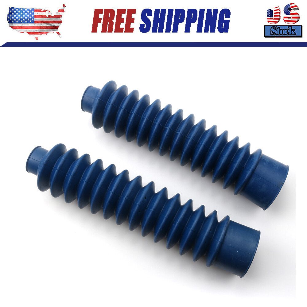 Blue Universal Fork Boots For Honda ATC 200X 1983 1984 1985 1986 1987