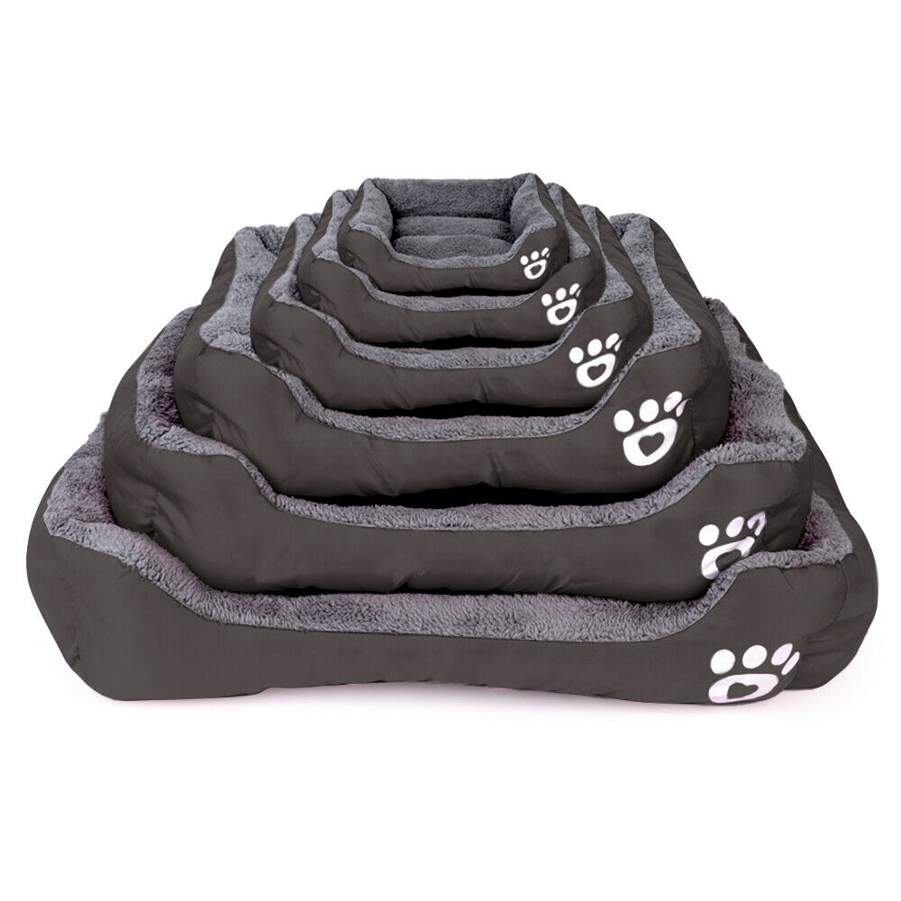 Pet Dog Cat Bed Calming Sleeping Kennel Puppy Super Soft Mat Pad Warm Nest