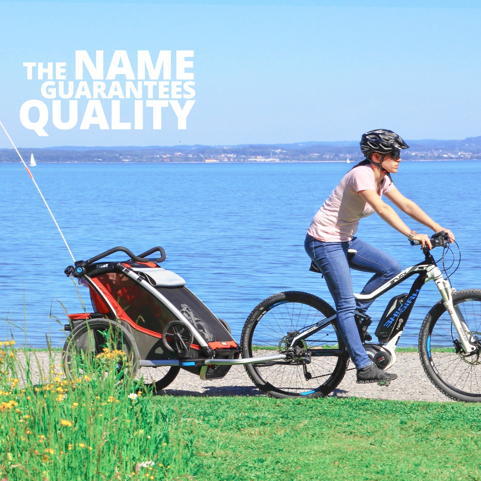 Anley Bike Trailer Coupler Hitch Connector - Bicycle Attachment Adapter for Kid