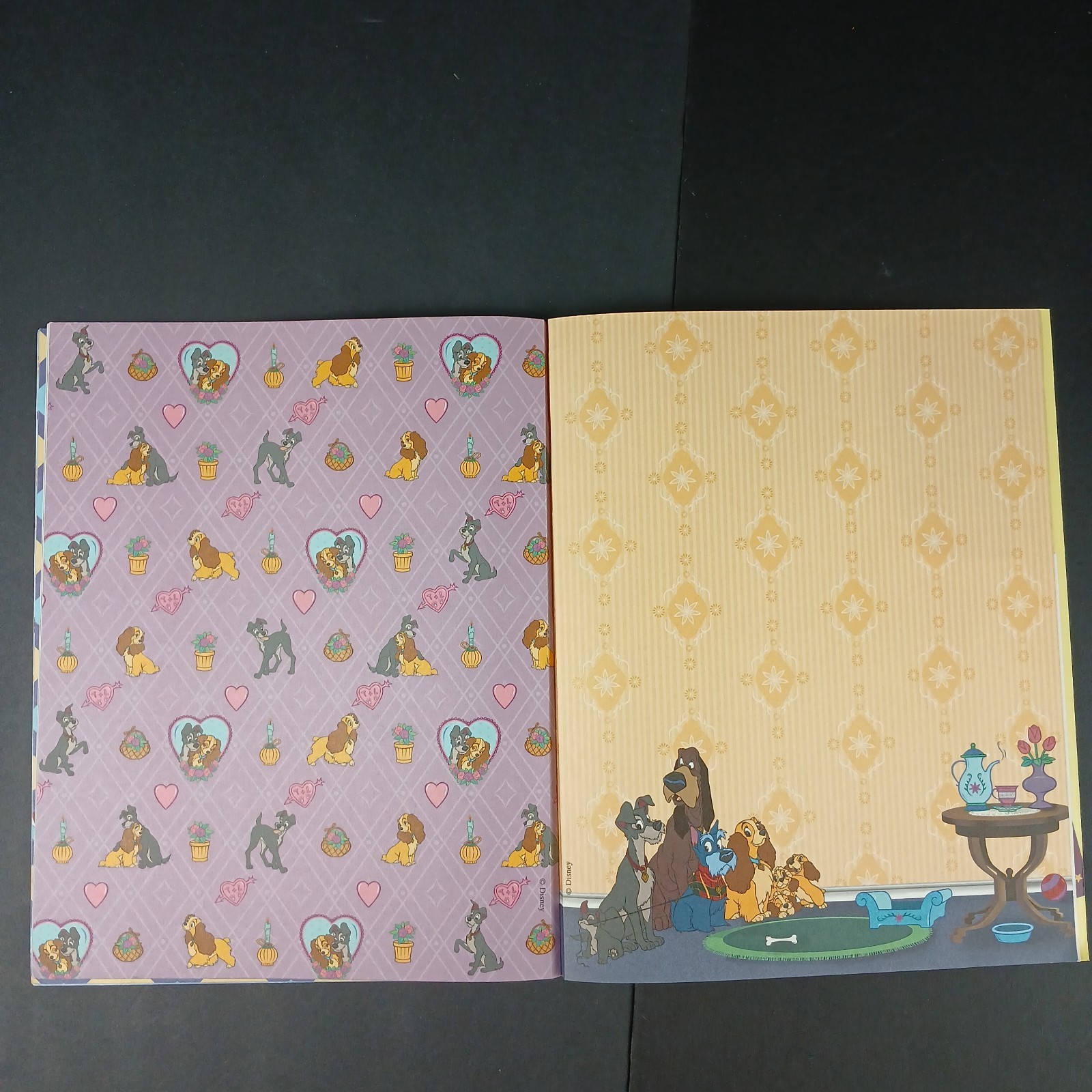 Disney Classics 2 Paper Pizazz 10 patterned pages 8 1/2 x 11" Characters HOTP