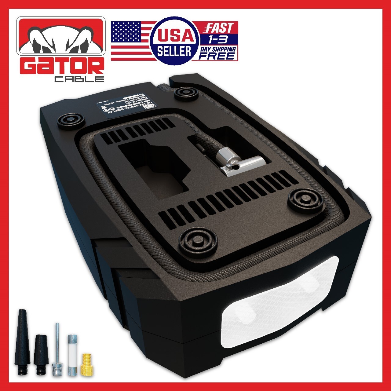 Car Tire Air Pump Inflator Compressor Digital Electric Auto Portable 150PSI 12V