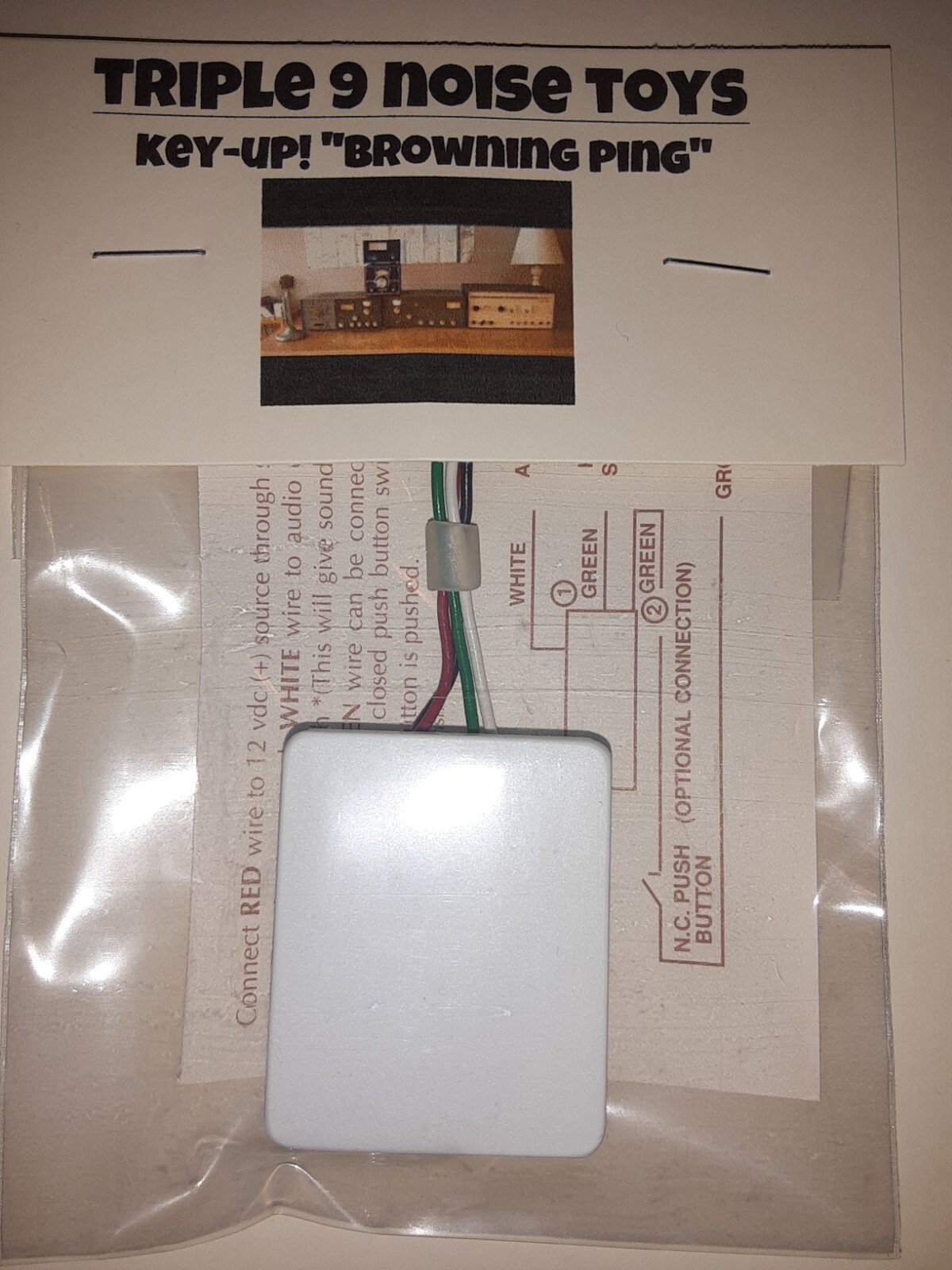 CB KEY-UP! (LISTEN) BROWNING  PING IDENTIFIER KEYUP NOISE TOY